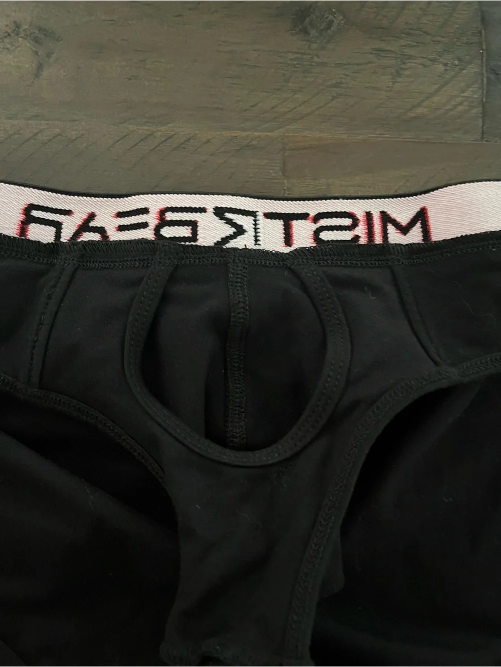 MISTRBEAR BLACK BRIEFS SHOW IT POUCH